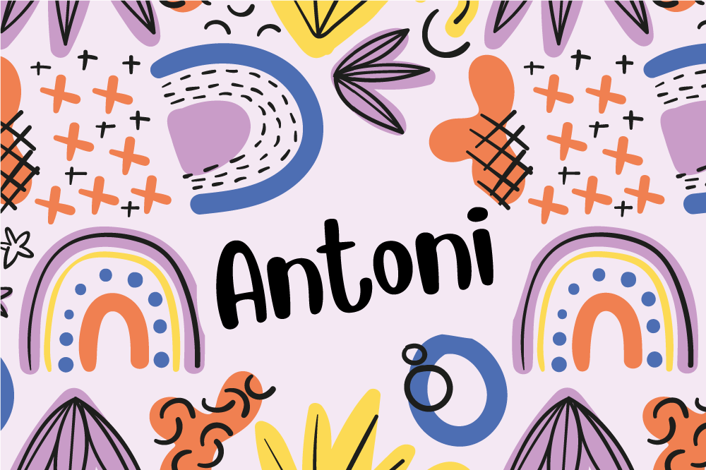 Colourful rainbows Personalised placemats - TenStickers