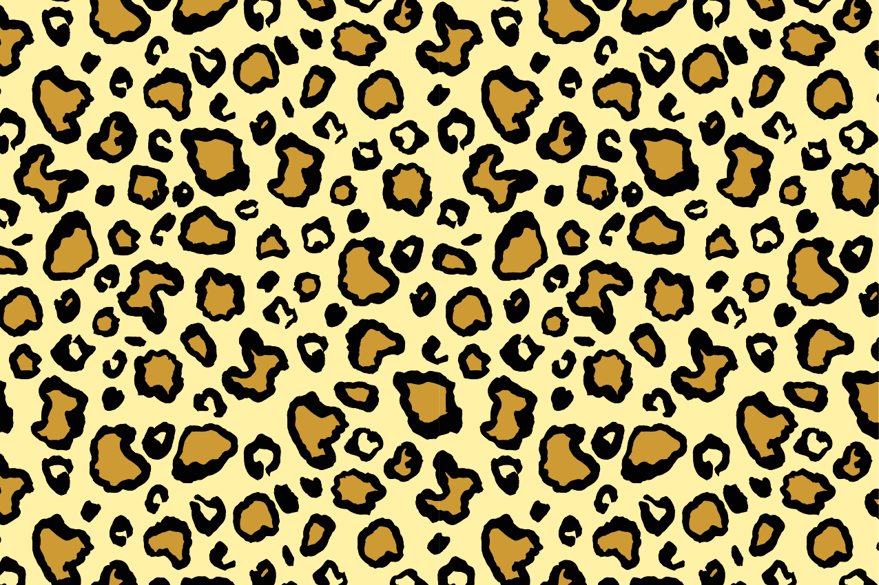 Leopard print classic original placemats - TenStickers