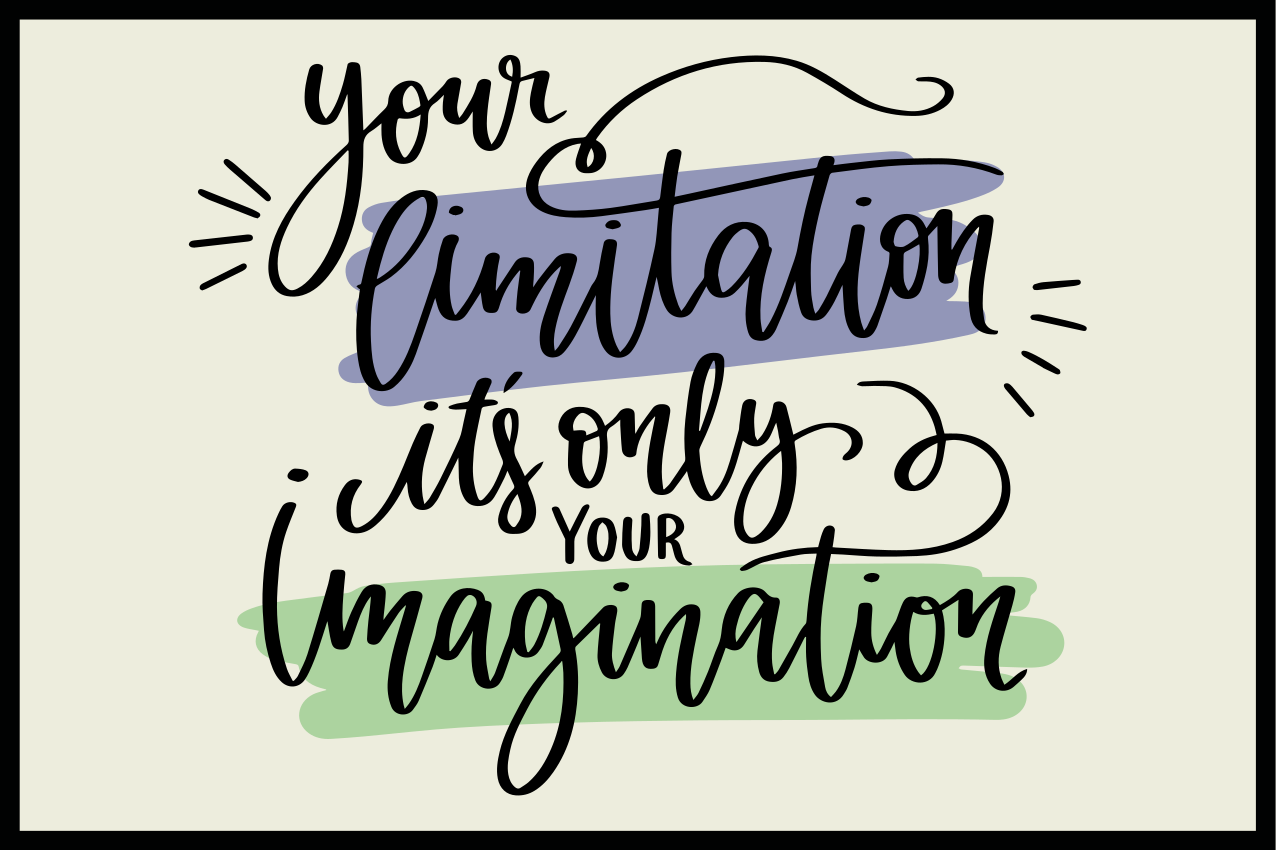 Placemat with quote motivational phrase art - TenStickers