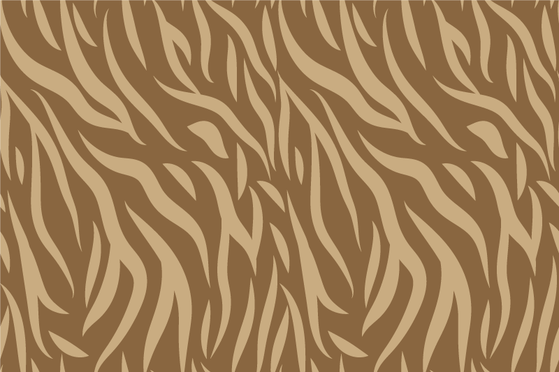 Brown and beige tiger skin pattern placemats - TenStickers