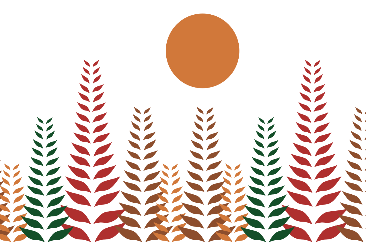 Modern placemats with elegant leaf design - TenStickers