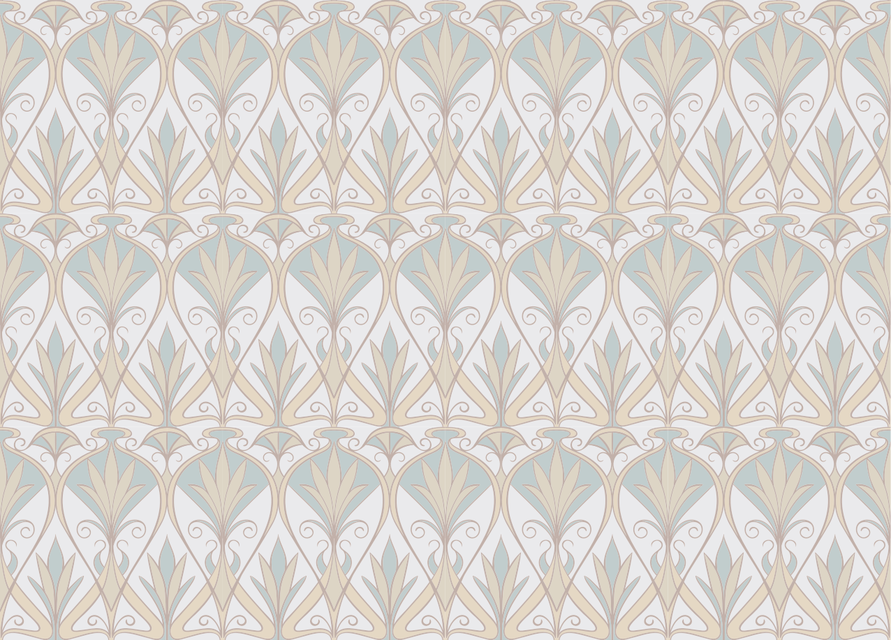 Textured placemats elegant floral design - TenStickers