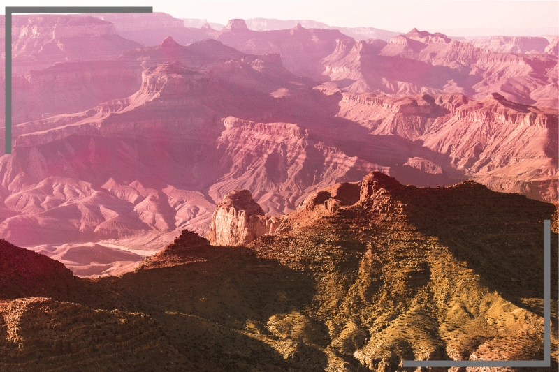 Grand canyon aesthetic colours placemats - TenStickers