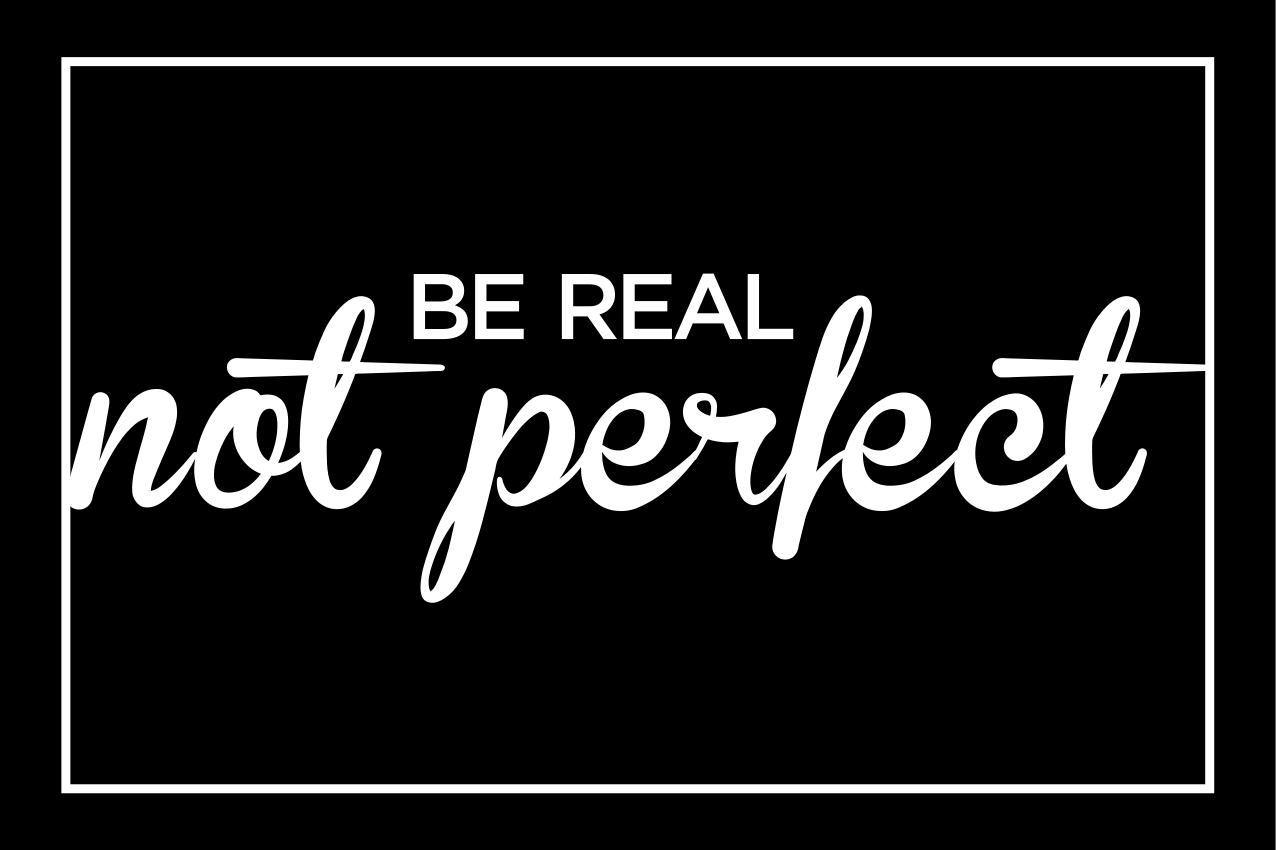 Placemat with quote embracing true essence - TenStickers