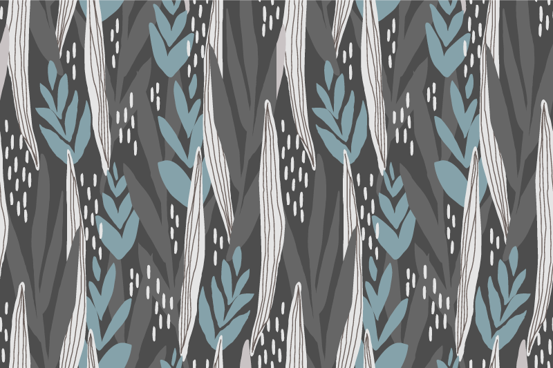 Textured placemat set with leaf design - TenStickers