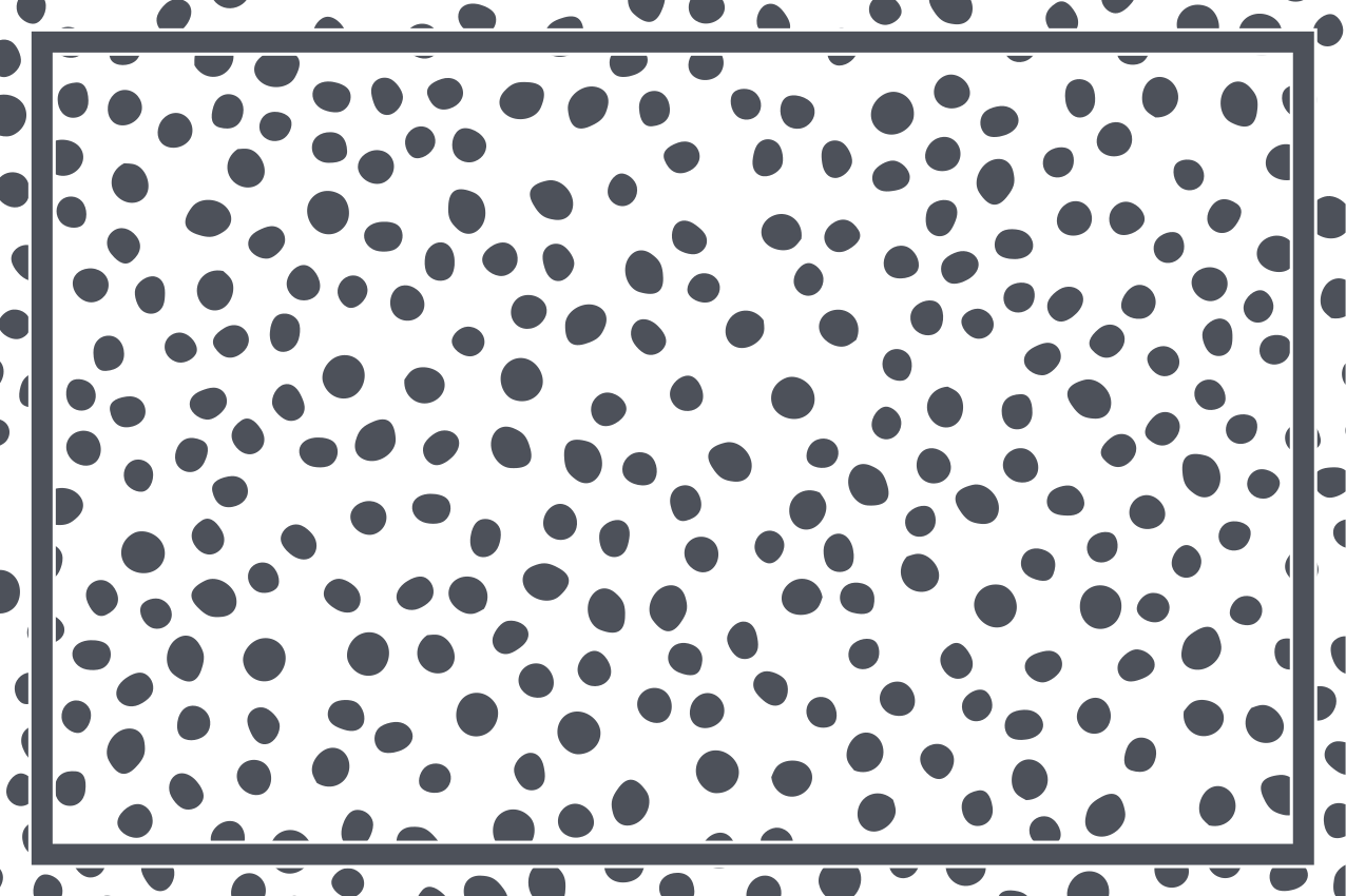 Textured placemats in polka dot design - TenStickers