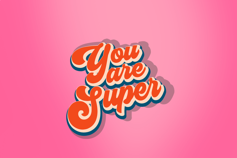 Placemat with quote believe in yourself - TenStickers