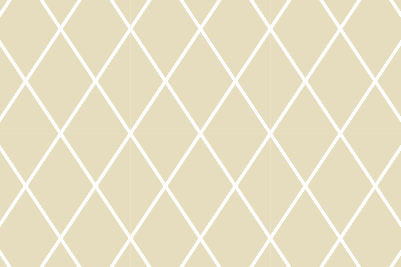 Cream diamond minimalist pattern placemats - TenStickers