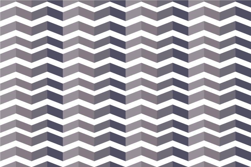Textured placemats chevron pattern design - TenStickers