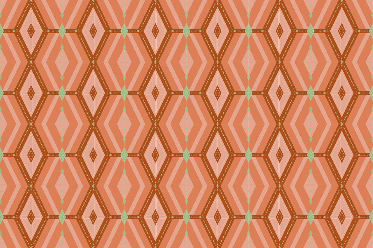 Textured placemats with geometric hexagonal design - TenStickers