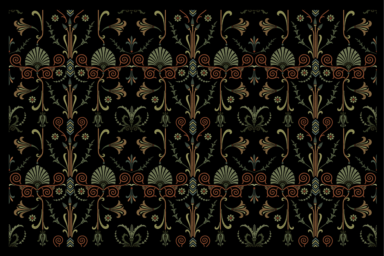 Textured placemats with floral textured finish - TenStickers