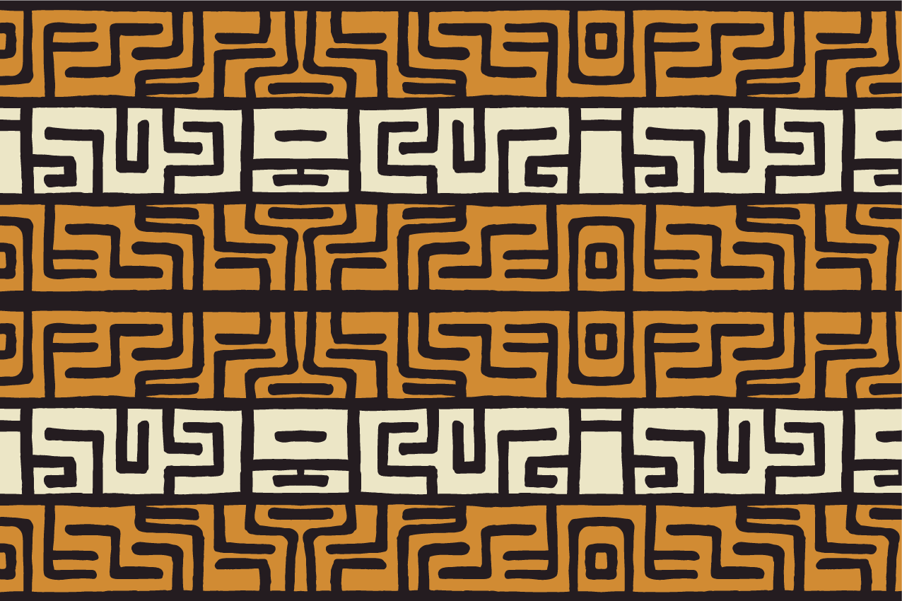 Textured placemats with abstract patterned design - TenStickers