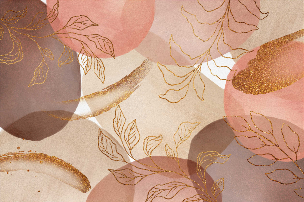 Textured placemats with elegant leaf designs - TenStickers