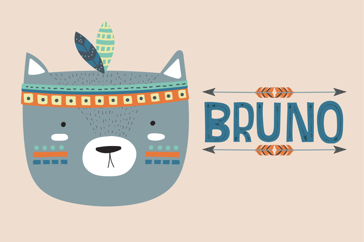 Children placemats with adorable animal artwork - TenStickers