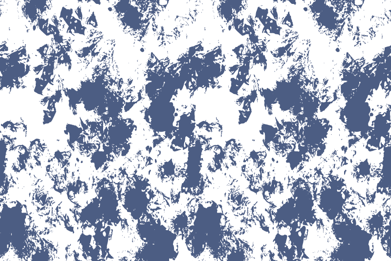 Abstract blue shapes original placemats - TenStickers