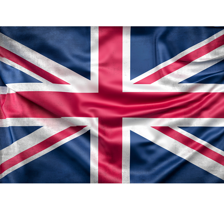 Union Jack flag London Wall Mural - TenStickers