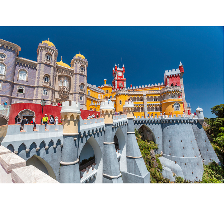 Pena's  Palace tower wall mural - TenStickers