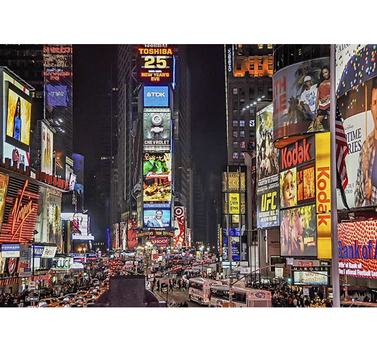Times Square New York wall mural - TenStickers