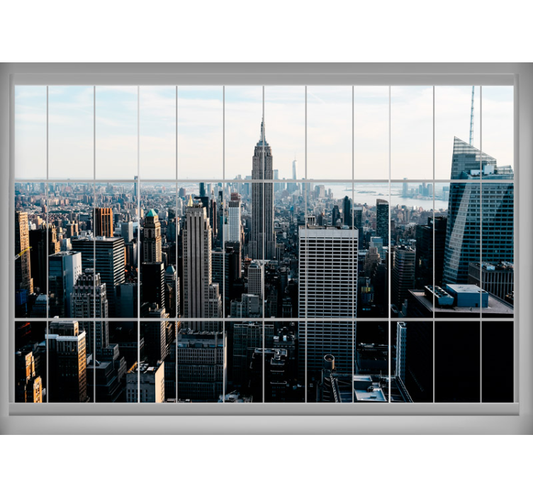 Wall mural new york empire state view - TenStickers