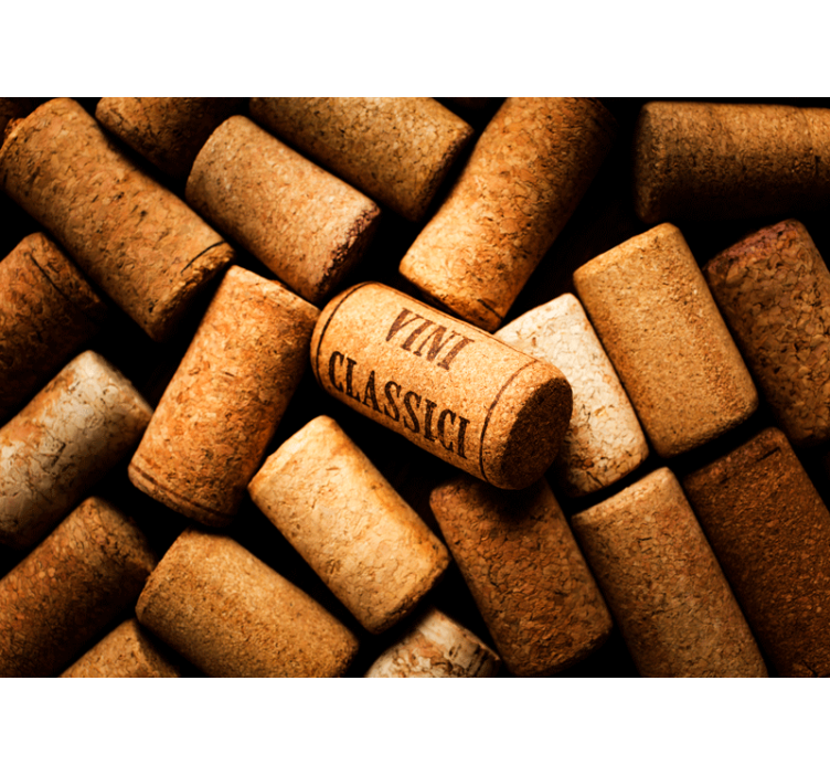 Classic Cork Collection texture wall mural - TenStickers