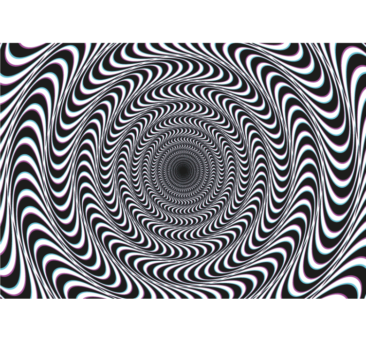 Wall photo  hyptonique vison 3D Sticker - TenStickers