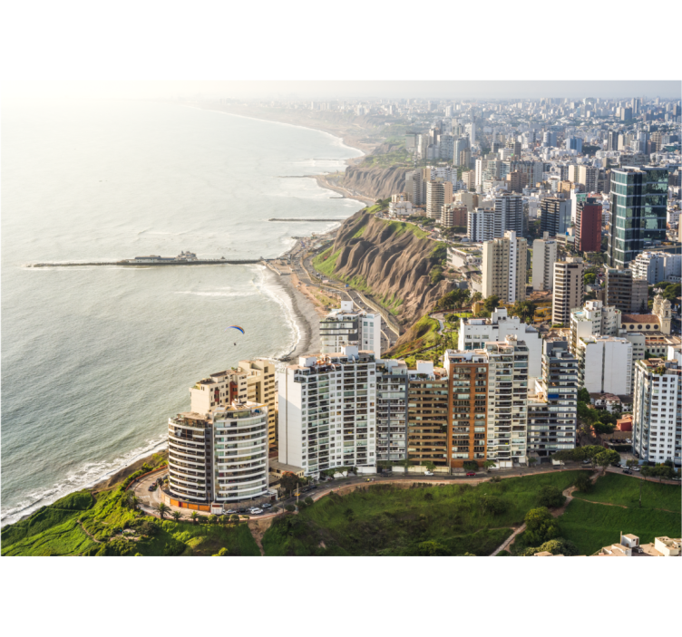 Lima views wallpaper mural - TenStickers