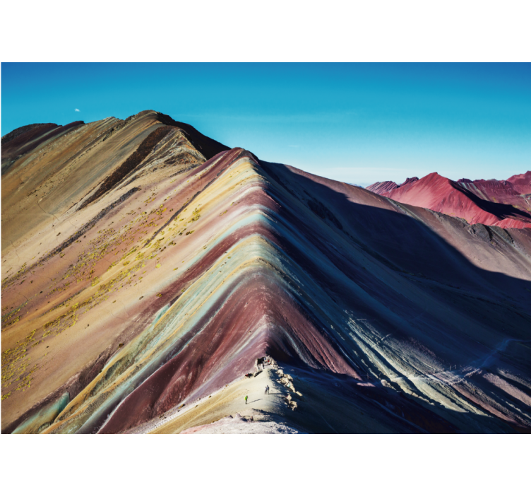 Wall mural mountain vibrant mountain range - TenStickers