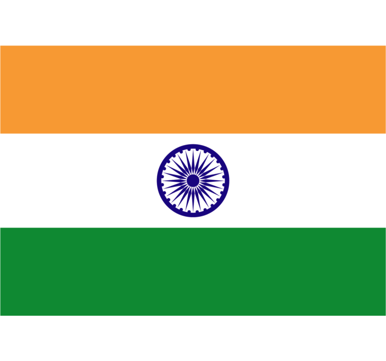 India flag photo wall mural - TenStickers
