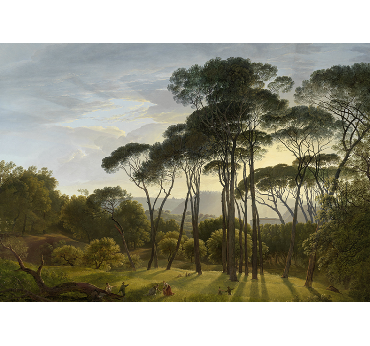 Italian forest landscape Forest Wall Mural - TenStickers