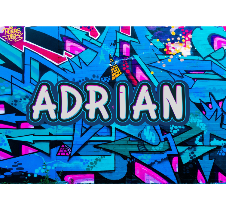 Customizable graffiti style graffiti wall mural - TenStickers