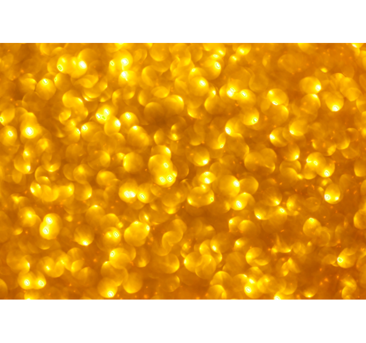 Golden Bokeh Effect texture wall mural - TenStickers