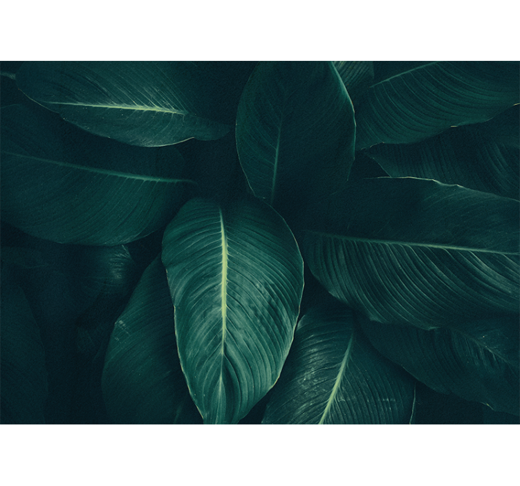 Wall mural nature lush leafy texture - TenStickers