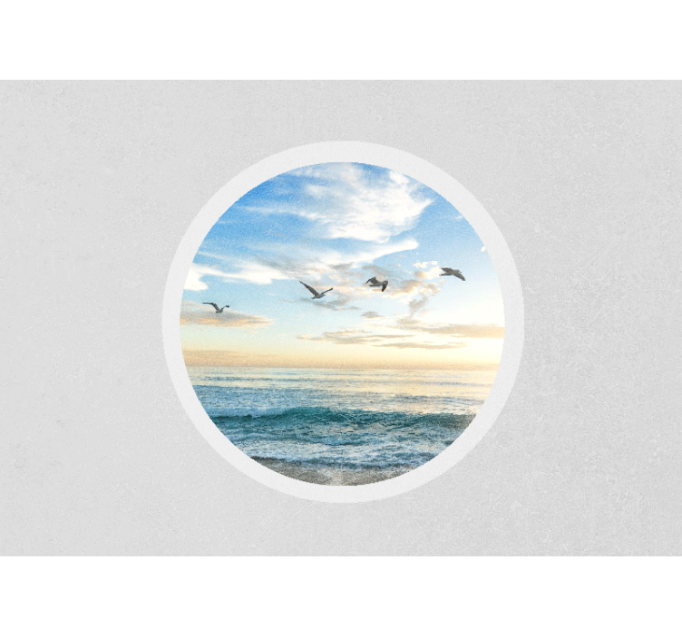 Wall mural nature serene coastal scene - TenStickers