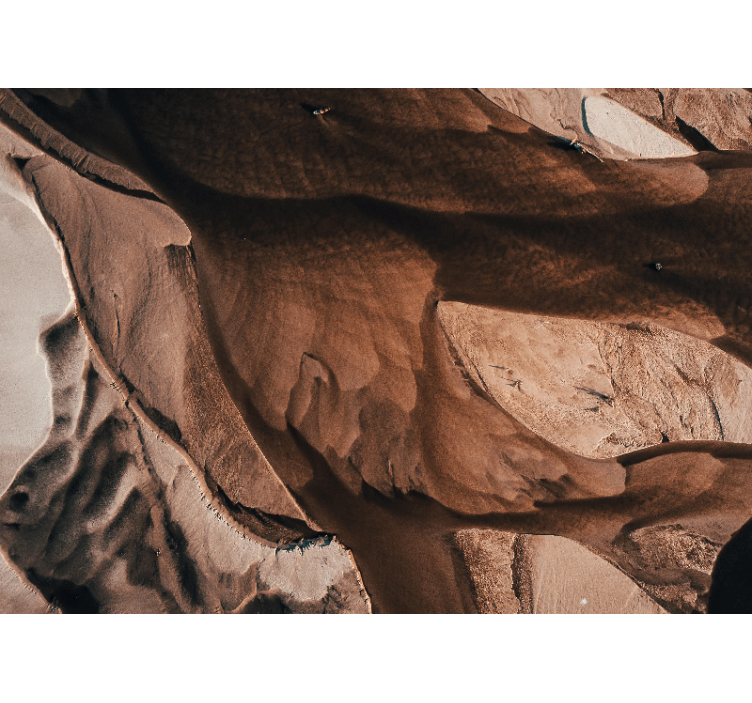 Abstract wall mural textured sand designs - TenStickers