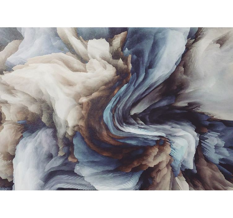 Abstract wall mural swirling texture designs - TenStickers