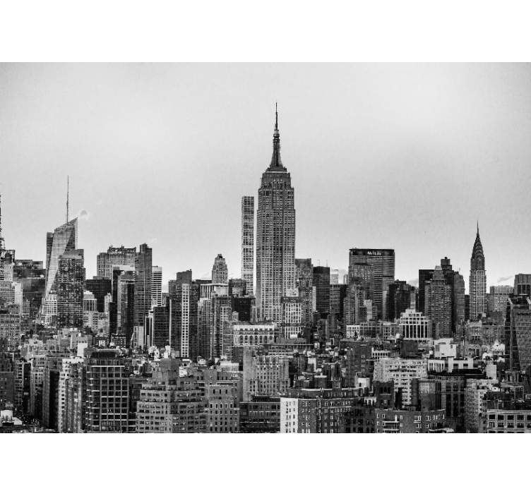 Wall mural new york iconic nyc skyline - TenStickers