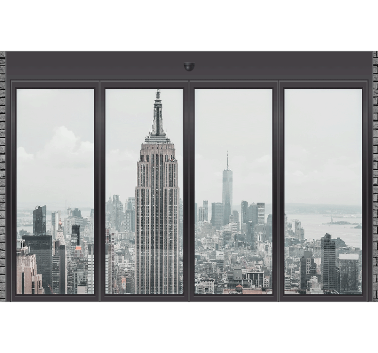 Wall mural new york empire state cityscape - TenStickers