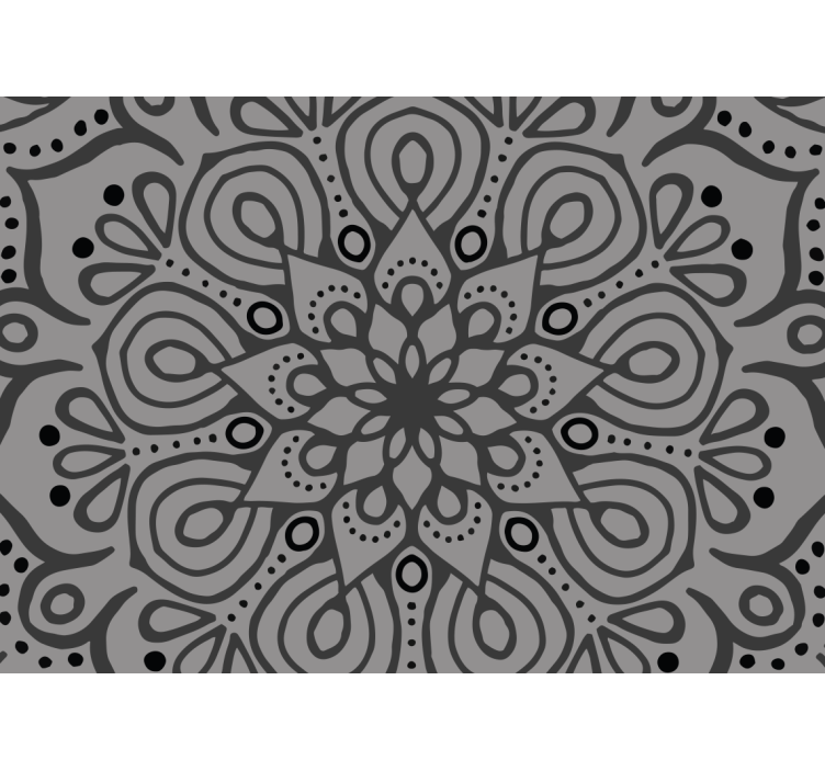 Mandala wall mural intricate mandala design - TenStickers
