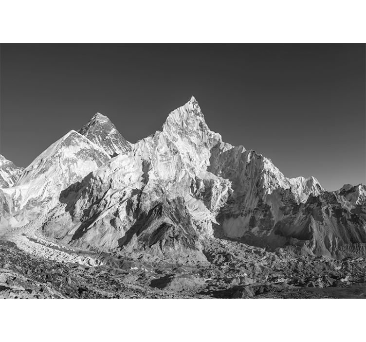 Wall mural mountain majestic peak range - TenStickers