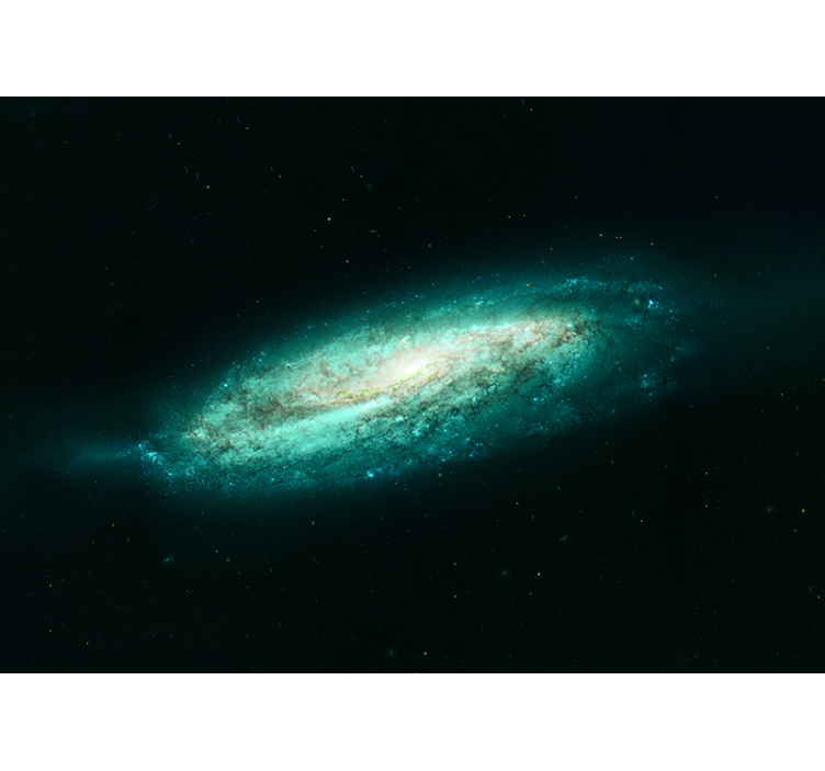 Space wall mural galactic spiral design - TenStickers