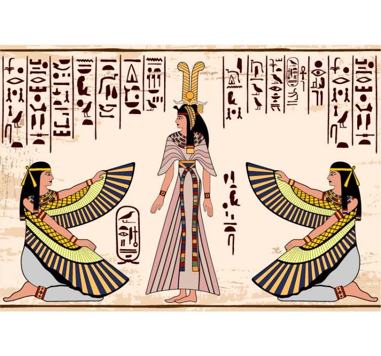 Egyptian Goddess Satet  modern wall mural - TenStickers