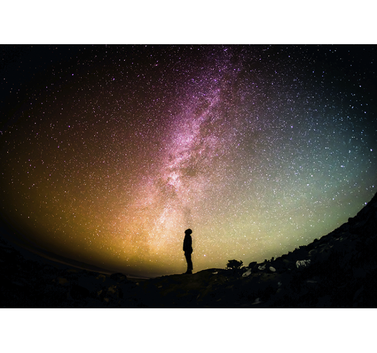Desert galaxy sky Teenage Wall Murals - TenStickers