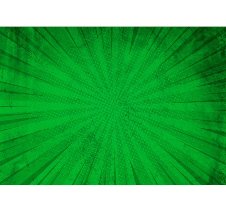 Dynamic green burst other wall mural - TenStickers