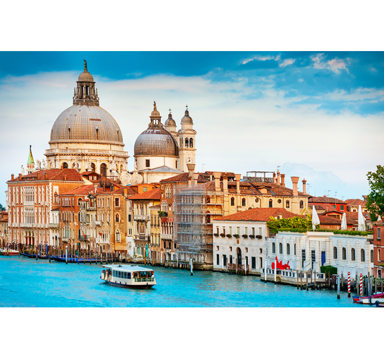 Grand canal and basilica santa maria wall mural - TenStickers