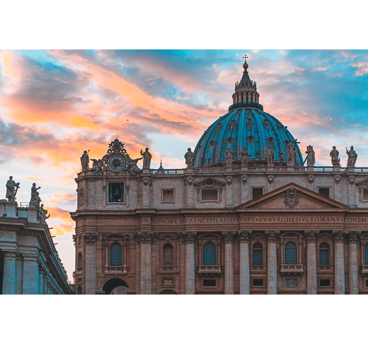 St. peter's basilica in vatican city wall mural - TenStickers