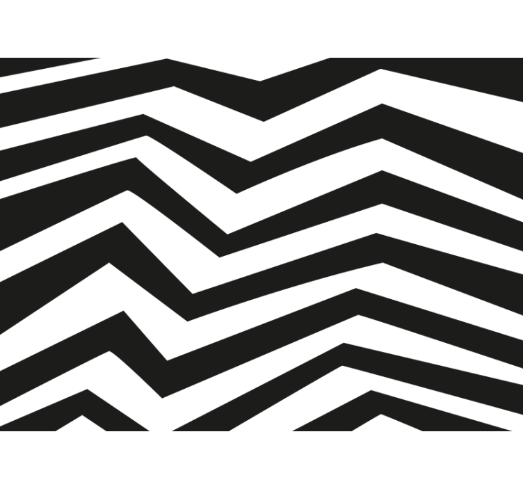 zig zag Abstract wall murals - TenStickers