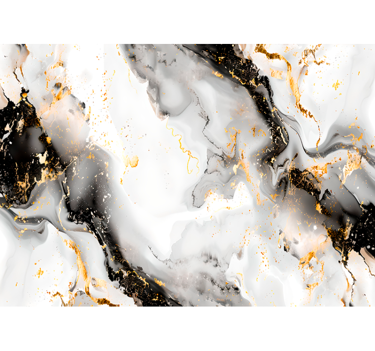 Black and white pattern Abstract Wall Murals - TenStickers