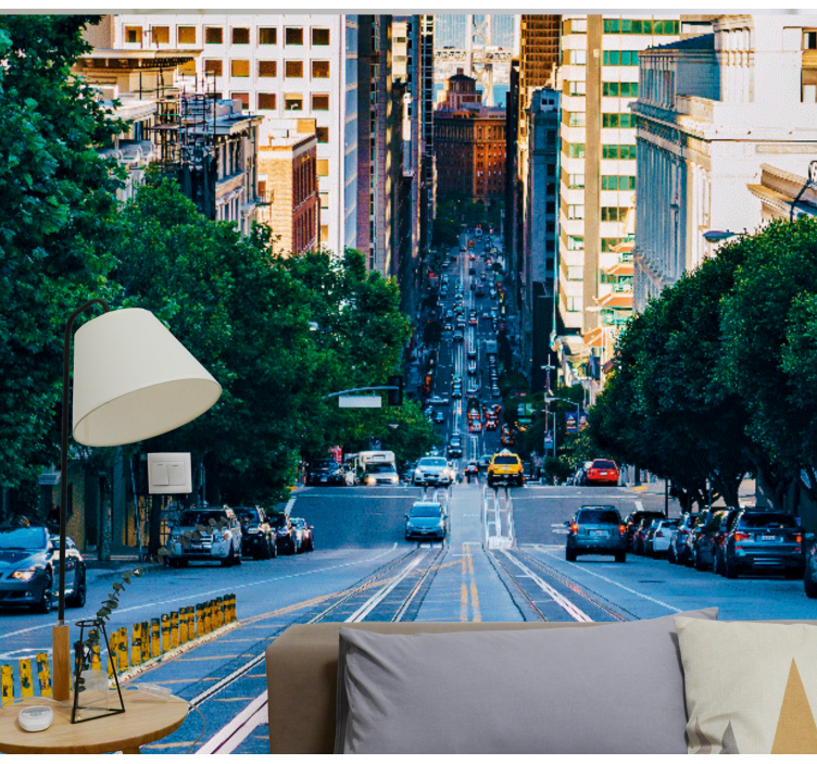 3D San Francisco's street 3D Wall Mural - TenStickers