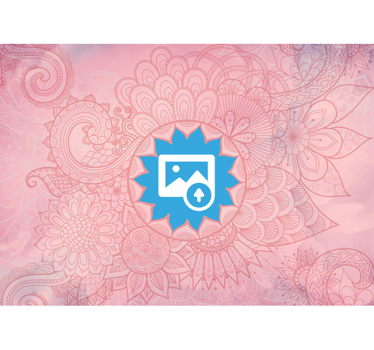 Pink mandala zen Wall Mural - TenStickers