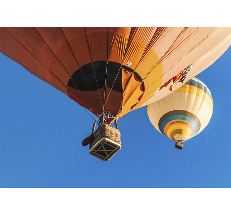Wall mural vehicle ballooning adventures - TenStickers